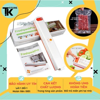Máy hút chân không Fresh Pack Pro cao cấp tặng kèm 10 túi - Bảo Hành 12 tháng