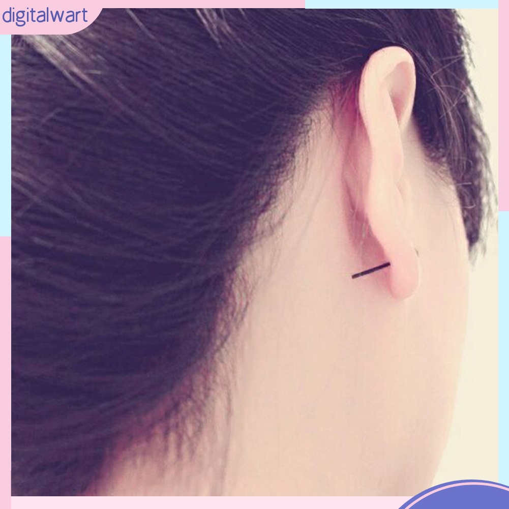 Bộ 10 thanh xỏ lỗ tai bằng nhựa không gây dị ứng cho nữ