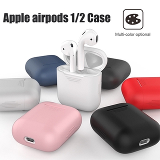 Vỏ Đựng Bảo Vệ Hộp Sạc Tai Nghe Airpods 1 / 2 Bằng Silicone Tpu