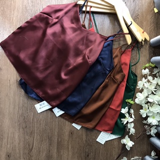 Áo dây lụa satin