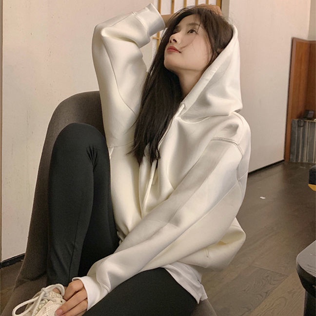 Áo hoodie dáng rộng thời trang thu đông cho cặp đôi