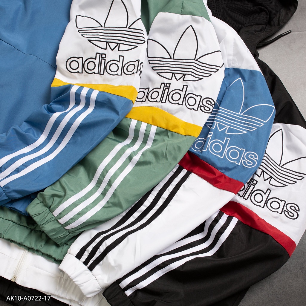 Áo khoác ADIDAS 2 vải gió 2 lớp AK10 - áo khoác nam VNXK