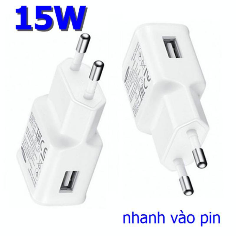 Cóc Sạc Nhanh 15W Cho Điện Thoại Samsung A80 A72 A71 A70 A52 A51 A50 A32 A31 A30 A21s A20s A20 A10 A02 A02s A01,...