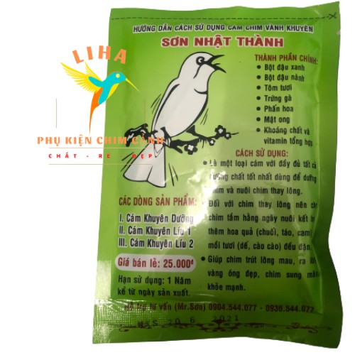 Cám Vành Khuyên Sơn Nhật Thành  100gr - Thức Ăn Chim Khuyên Cao Cấp