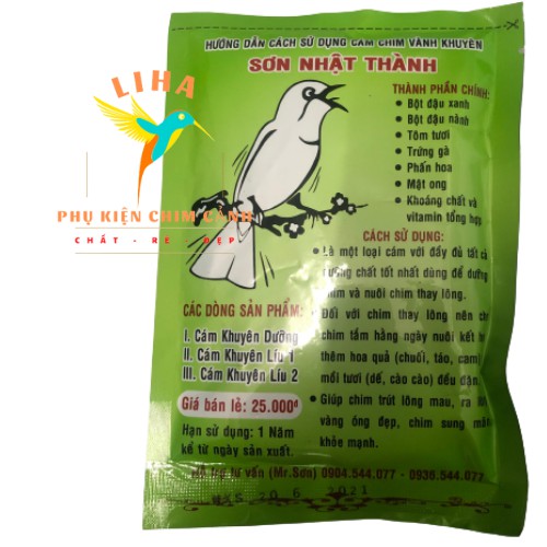 Cám Vành Khuyên Sơn Nhật Thành (Dưỡng/Số 1/Số 2) 100gr - Thức Ăn Chim Khuyên Cao Cấp