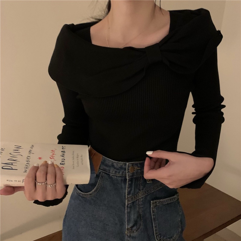 Áo len IELGY chui đầu cổ tròn thời trang dành cho nữ