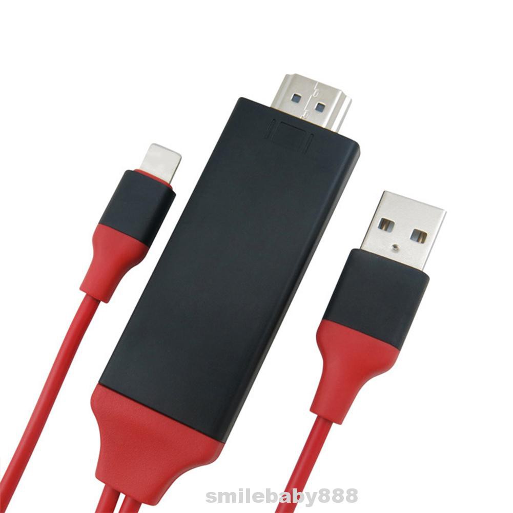 Cáp Chuyển Đổi Cổng Lightning Sang Hdmi Digital Tv Cho Iphone 5 6 7 8 X