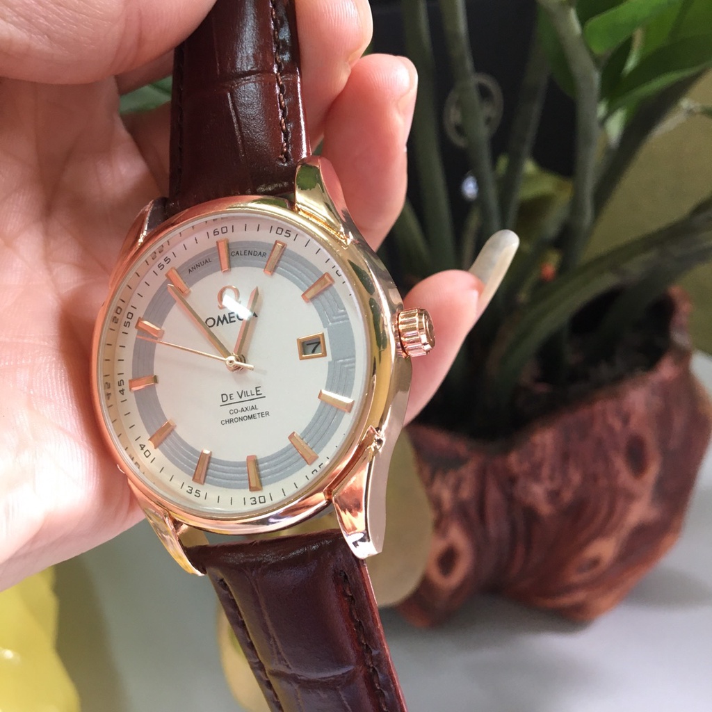 Đồng hồ nam - OMEGA - dây da cao cấp