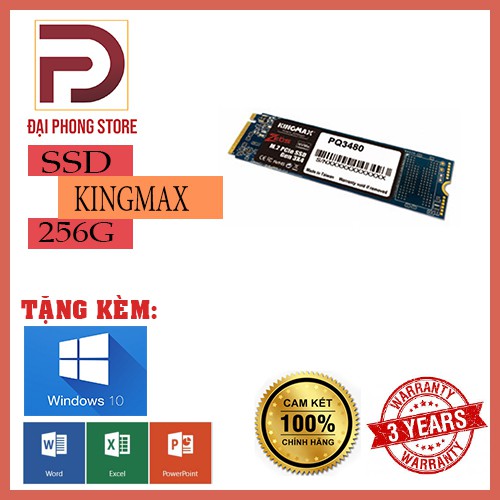 Ổ Cứng SSD M.2 PCIe 256 KINGMAX ZEUS PX3280 Gen3x2 2280 NVMe Chính hãng