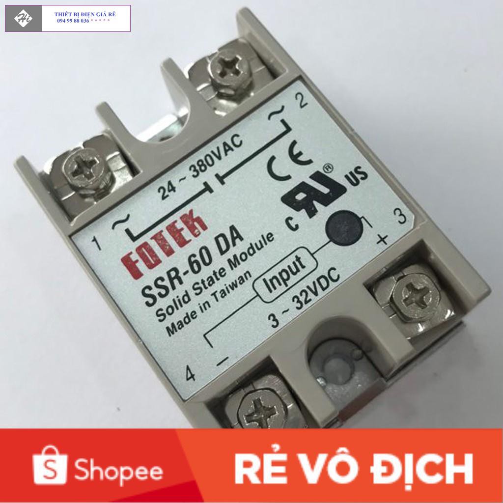 Solid State Module Relay Rơ le bán dẫn Fotek SSR-60 VA-H, Fotek SSR-60 AA-H, Foteck SSR -60DA-H