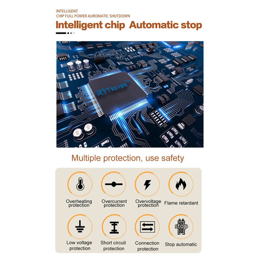 Bộ sạc ắc quy TIANYE 12V 6A kèm phục hồi bình tự ngắt khi đầy có ,khử sunfat