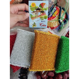 4 Miếng rửa chén kim tuyến đa năng