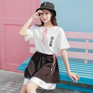 Set váy áo MÈO THẦN TÀI phong cách Nhật Bản siêu xinh ( hàng order )