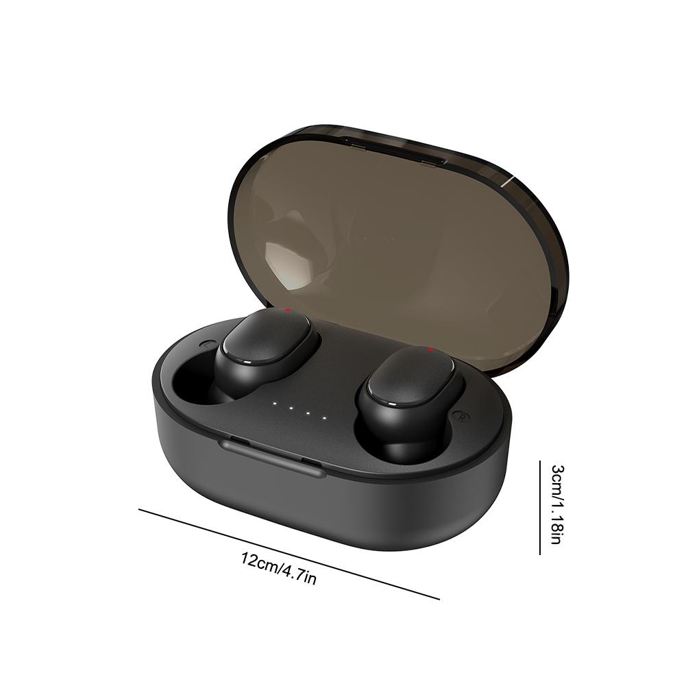 Tai Nghe Bluetooth Không Dây V5 1 Chống Mồ Hôi Khử Tiếng Ồn Có Thể Sạc Lại