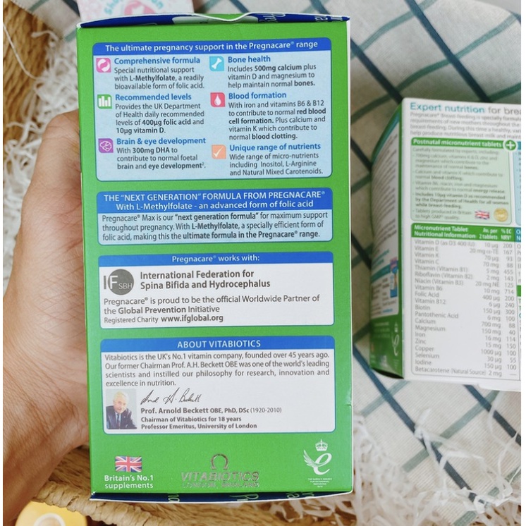 Mẹ Xi Pregnacare Max - Vitamin Tổng Hợp Cho Bà Bầu, Omega 3, DHA Bầu, Sắt, Vitamin D, Canxi