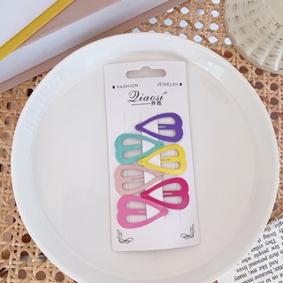Kẹp tóc mái Hàn Quốc (set 6) siêu cute