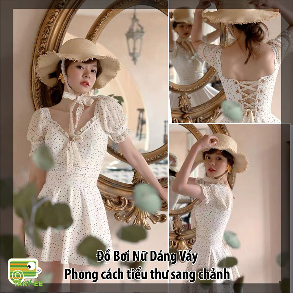 Bikini, Đồ Bơi Nữ Liền Thân Dáng Váy Phong Cách Tiểu Thư Sang Chảnh Phong Cách Tiểu Thư Sang Chảnh | BigBuy360 - bigbuy360.vn