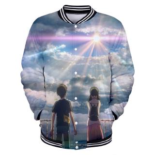 Áo Bóng Chày Tay Dài Phong Cách Anime