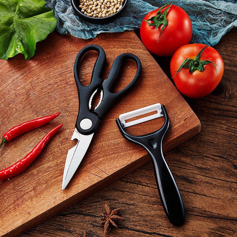 Bộ Dao Nhật Lượn Sóng Phong Cách Bao Gồm 6 Món Cao Cấp