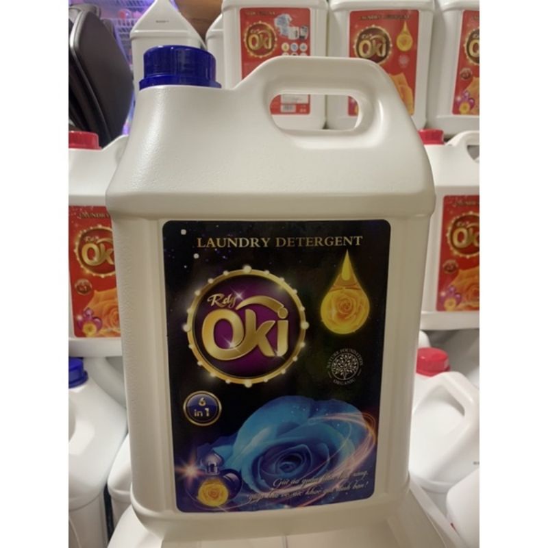 Nước giặt xả oki 6in1 siêu thơm lưu hương cả ngày( can 10l)