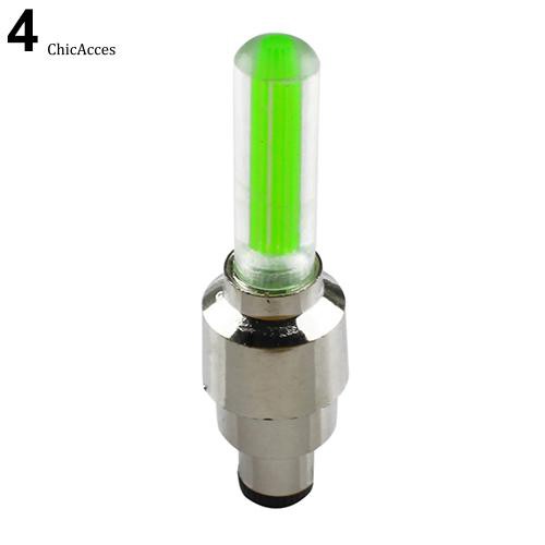 Đèn LED gắn van bánh xe đạp