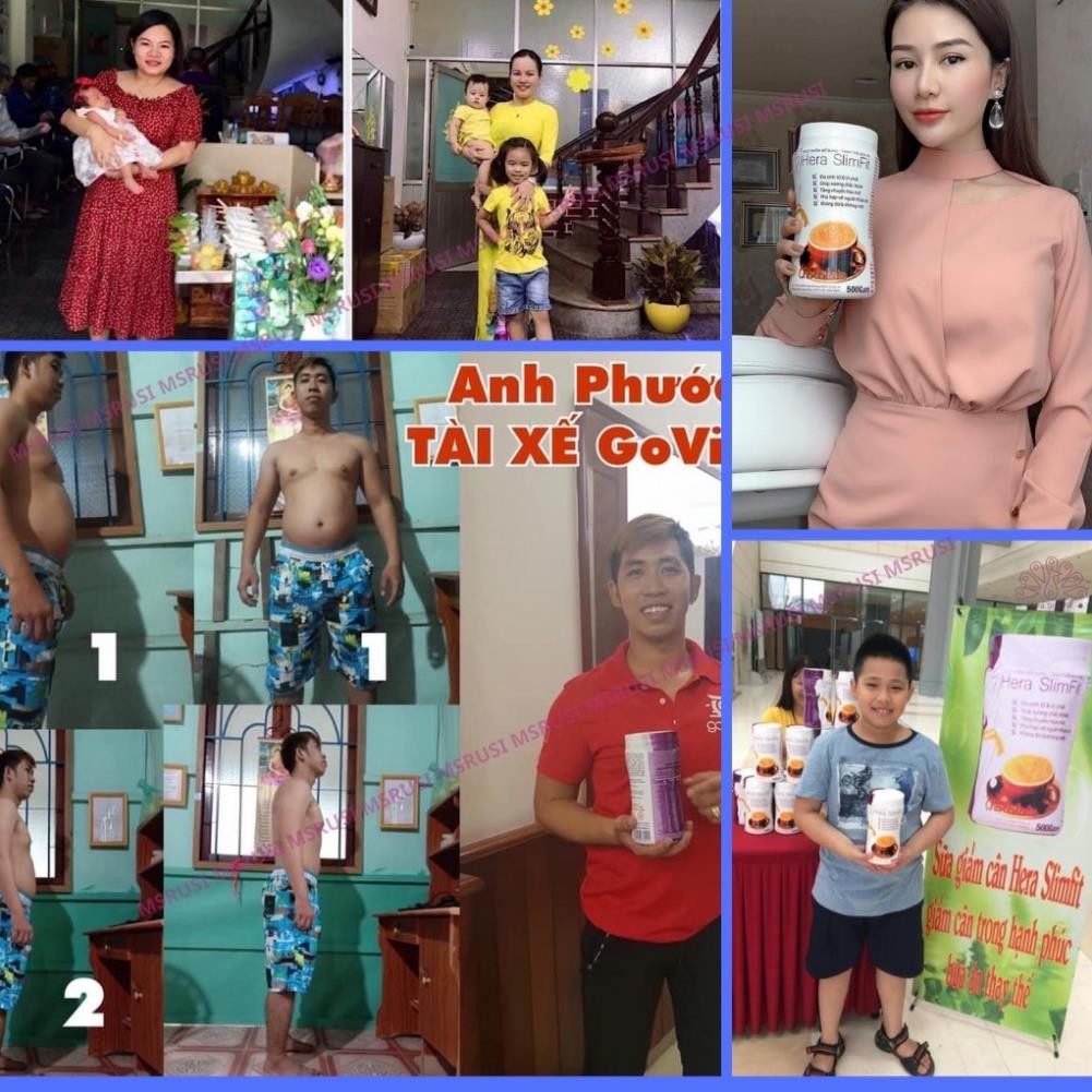 Sữa giảm cân Hera SlimFit HERA MILK Giảm 3 - 5kg sau 1 liệu trình Giảm cân tại nhà không mệt [Combo 2 hộp 500g] | BigBuy360 - bigbuy360.vn