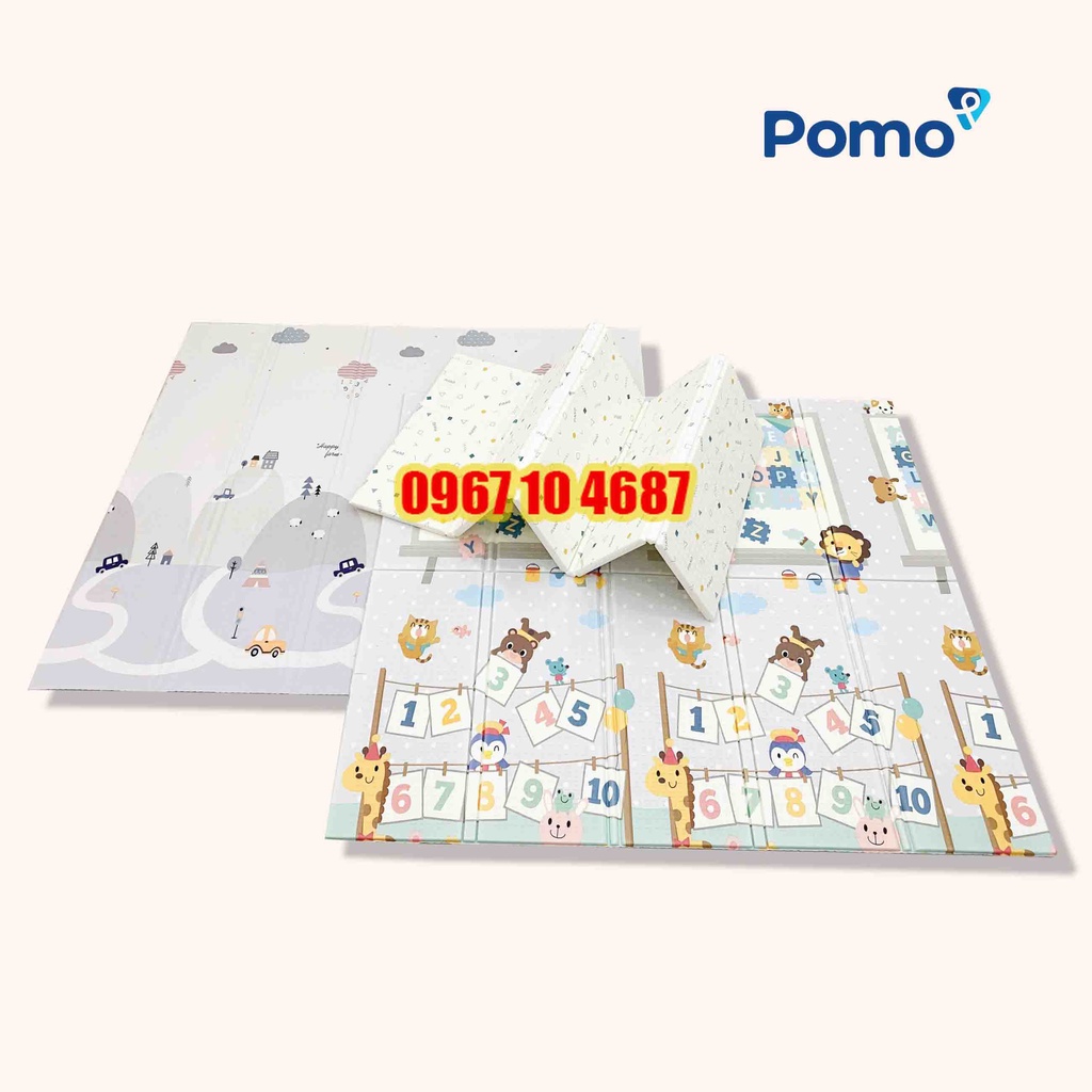 Thảm chơi gấp gọn cho bé Umoo dày dặn, không mùi, không thấm nước