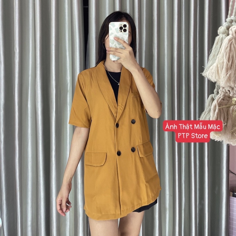 [Siêu Hot] Áo Vest Nữ Nâu Dáng Dài Phong Cách Hàn Quốc Có Ảnh Thật Kèm Video | BigBuy360 - bigbuy360.vn