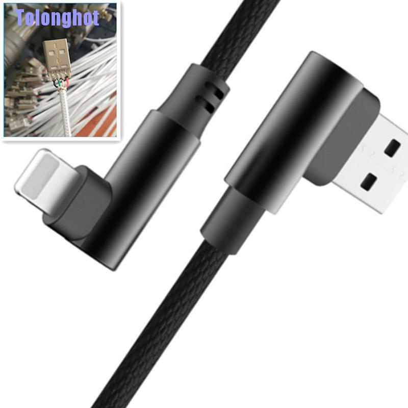 Dây cáp sạc usb Type C/ iOs/ Micro 90 độ chuyên dụng