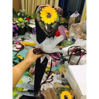 🌻Bó hoa sáp hướng dương 1 bông siêu xinh hình trái tim🌻🌻🌻🌻