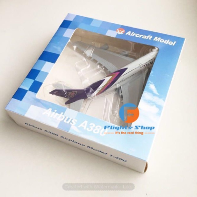 Mô hình máy bay tĩnh A380 Thai Airways 20cm