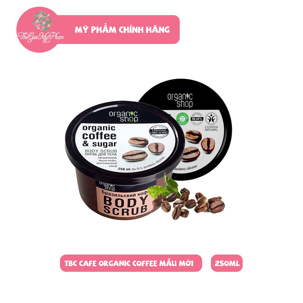 Tẩy Tế Bào Chết Toàn Thân Organic Coffee Sugar Body Scrub