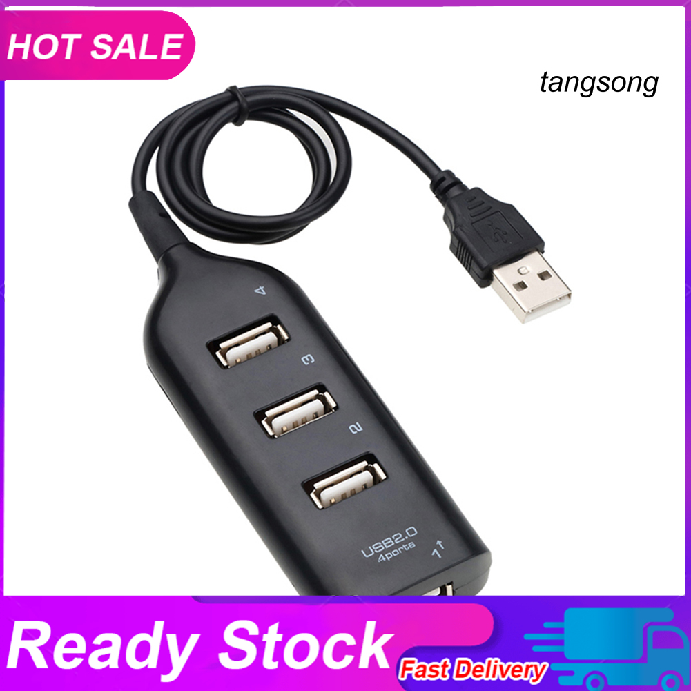 Bộ Chia 4 Cổng USB 2.0 Tốc Độ Cao Cho PC Laptop