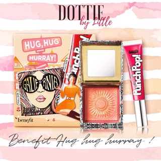 [CÓ BILL] Set má hồng fullsize Benefit Galifornia - Hug, hug, hurray!