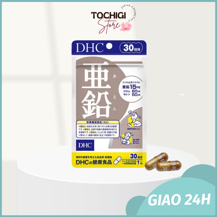 Viên uống Bổ sung Kẽm DHC Zinc Nhật Bản