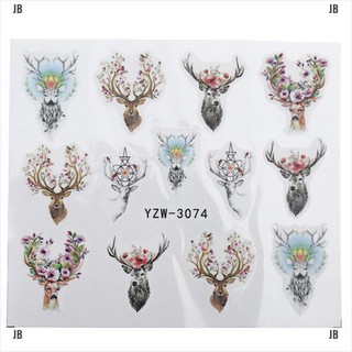 Set 2 Tấm Sticker Dán Móng Nghệ Thuật