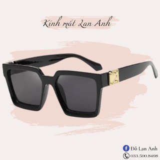 Kính Mát Nam Nữ Mắt Vuông, Thiết Kế Thời Thượng Cao Cấp, Phù Hợp Với Nhiều Khuôn Mặt - LAV002