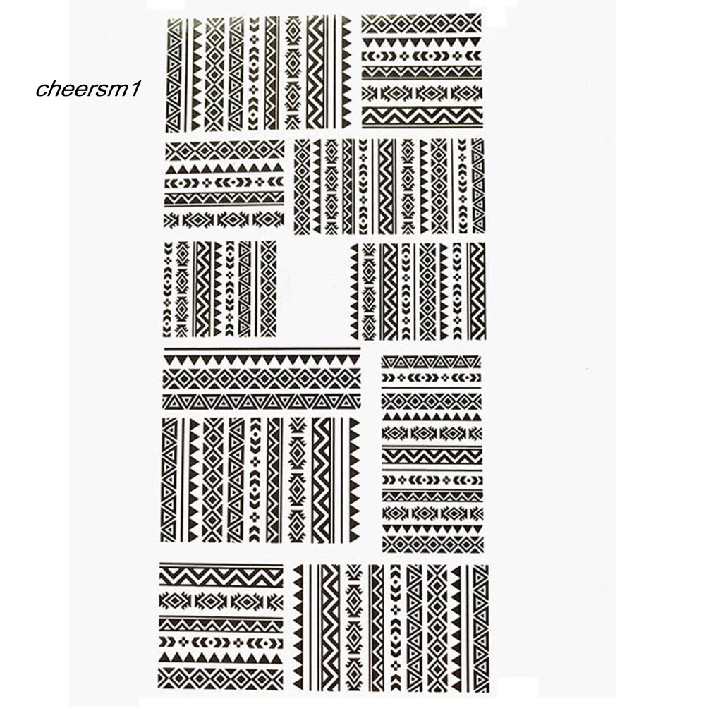 Nhãn dán trang trí móng tay kiểu dáng xinh xắn DIY