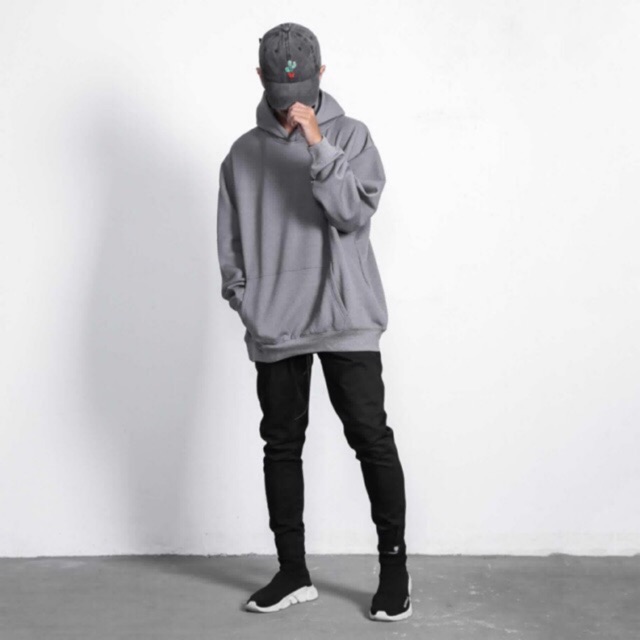 HOODIE XÁM CHÌ - MÀU HIẾM ĐÂY ANH EM - Áo khoác nỉ