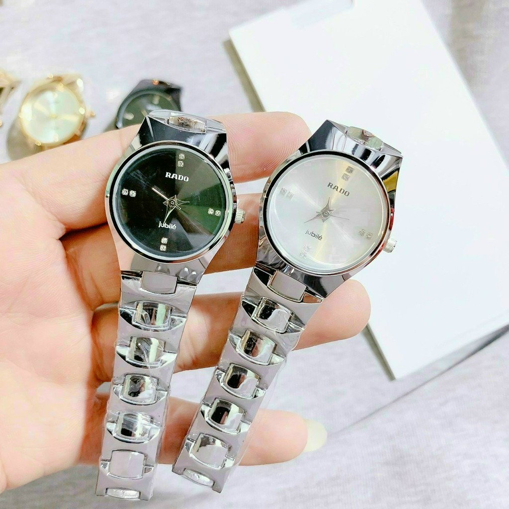 Đồng hồ cặp đôi nam nữ unisex, đồng hồ đeo tay dây kim loại RA-DO mặt tròn, siêu bền đẹp, thời trang cao cấp giá rẻ #2