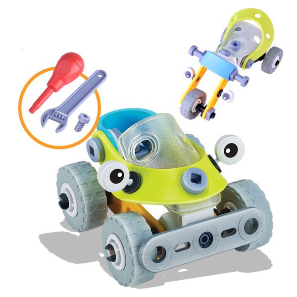 AD Kid Puzzle Building Blocks DIY Assembly Aircraft Car Model Toys