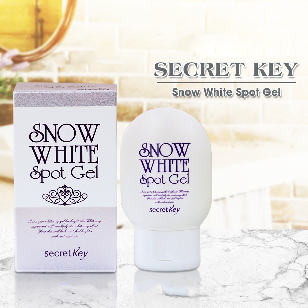 Gel Mờ Thâm Sáng Da Snow White Spot Gel Secret Key - Cải Thiện Những Vùng Da Bị Thâm và Dưỡng Trắng Da