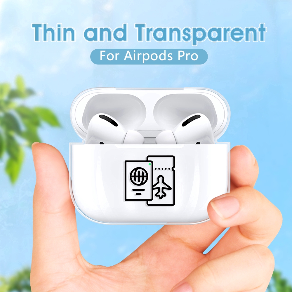 Vỏ hộp tai nghe không dây kết nối Bluetooth Apple AirPods Pro in họa tiết hoạt hình