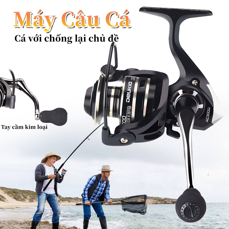 SUNTEK Máy Câu Cá, Máy Câu SUNTEK Full Kim Loại Máy Câu, Chính Hãng  AC 2000,AC3000,AC4000,AC5000,AC6000,AC7000