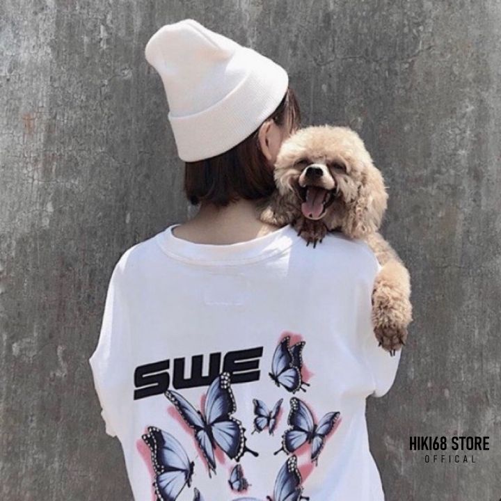 Áo Thun Nam Nữ Tay Lỡ  Phong Cách , Áo Phông Unisex Form Rộng Chất Liệu Cotton