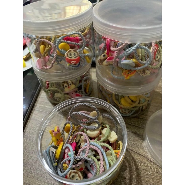 Hộp cột tóc 30 sợi cho bé ,