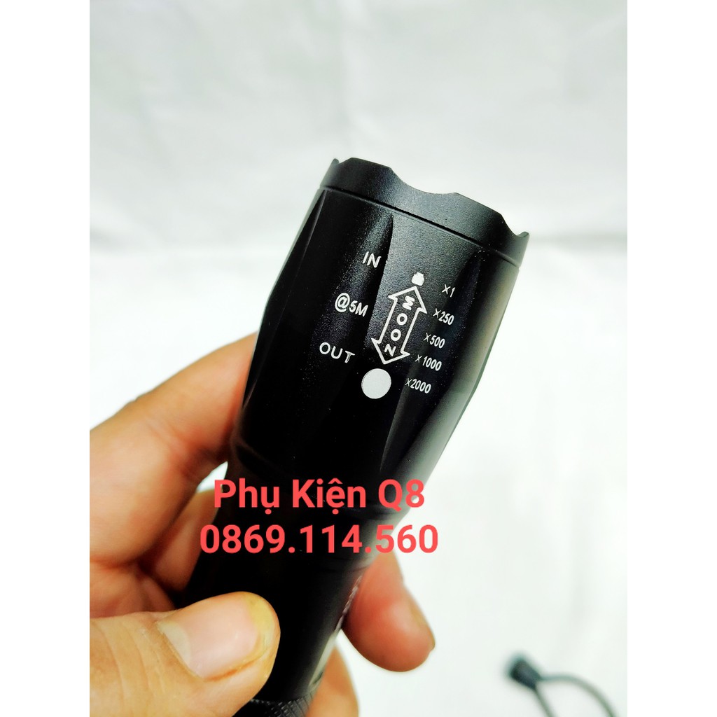 Đèn pin police T6/H352 kèm bộ sạc pin sạc