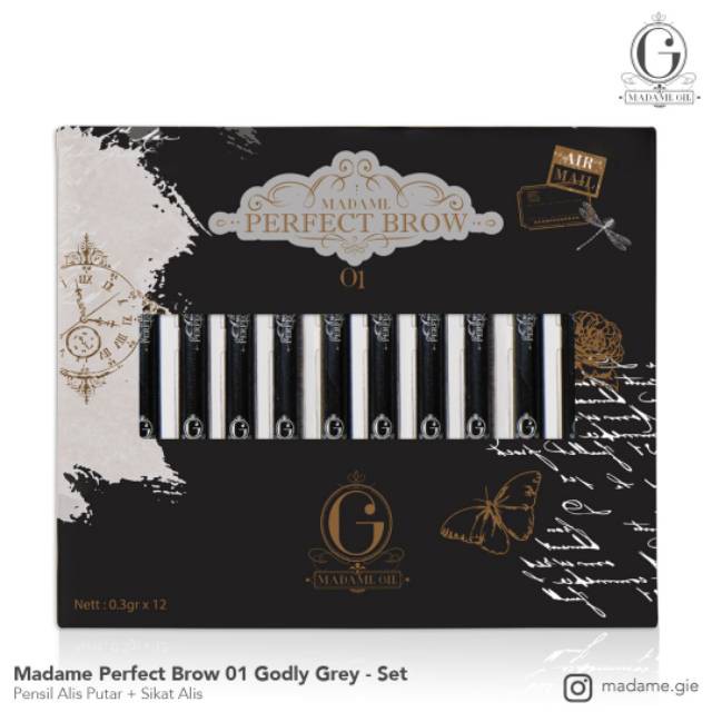 (hàng Mới Về) Bút Chì Kẻ Lông Mày Madame Gie Hoàn Hảo | BigBuy360 - bigbuy360.vn