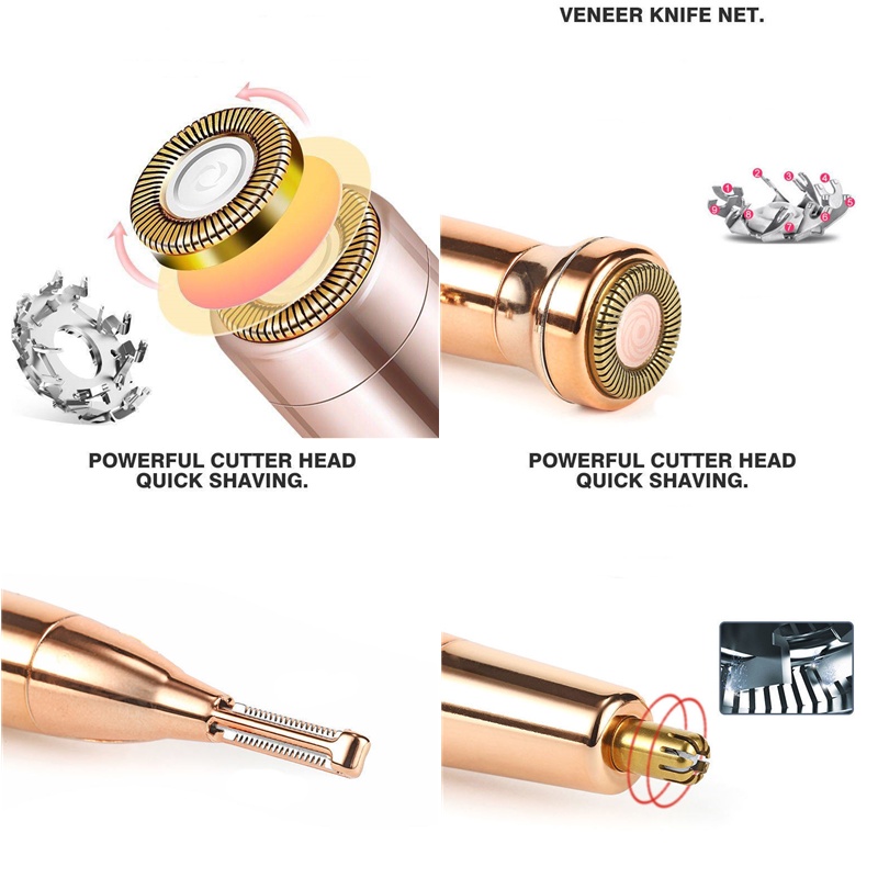 Máy cạo lông đa năng dành cho nữ 4 trong 1, tẩy sạch lông mọi nơi, không đau rát