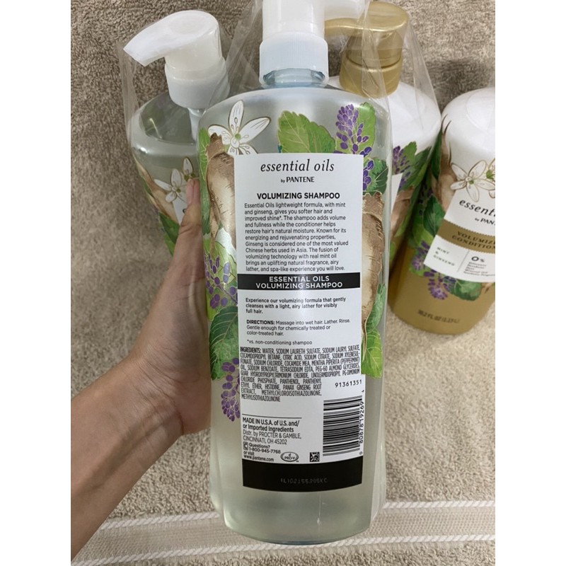 Dầu gội xả Pantene Mint&Ginseng 1.13lit.